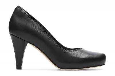 CLARKS Dalia Rose Black Leather
