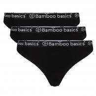 BAMBOO BASIC Thongs EMMA 3-pack Black