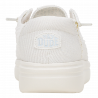 Wendy Rise Perf Canvas  White