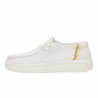 Wendy Rise Perf Canvas  White