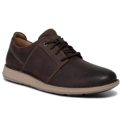 CLARKS Un Larvik Lace Brown Leather