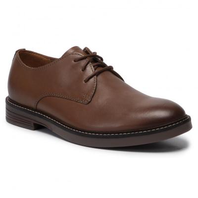 CLARKS Paulson Plain Tan Leather