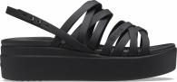 Crocs Brooklyn Strappy Low Wedge W 206751 Black