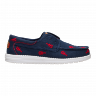 Wally Cru Embroidered Navy / Red