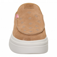 Austin Lift Suede Stud  Cognac