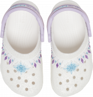 CROCS CLASSIC FL I AM FROZEN II CLOG T  WHITE