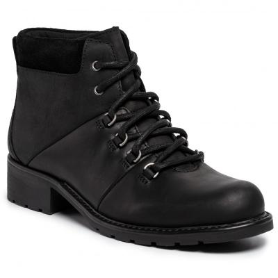 CLARKS Orinoco Demi Black Leather