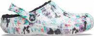 Crocs Classic Lined Tie Dye Clog Pure Water/Multi