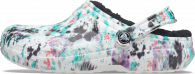 Crocs Classic Lined Tie Dye Clog Pure Water/Multi