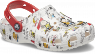 CROCS PEANUTS CLASSIC CLOG KIDS white/multi