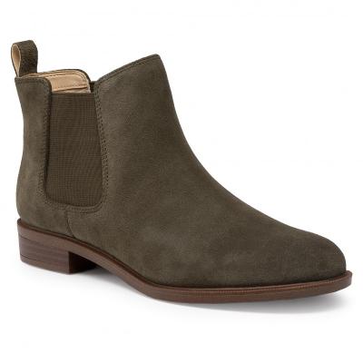 CLARKS Taylor Shine Dark Olive Sde
