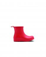 HUNTER ORIGINAL PLAY SHORT - nizki ženski škornji Logo Red