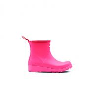 HUNTER WOMENS INSULATED PLAY SHORT BOOTS rhytmic pink