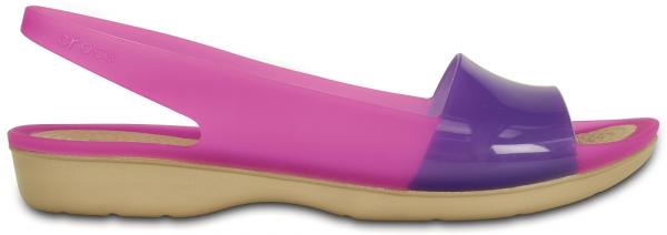 Crocs color block flat