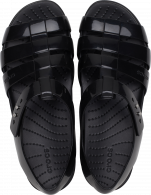 CROCS SPLASH GLOSSY FISHERMAN SANDAL  Black