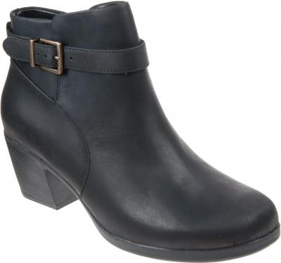 CLARKS Un Lindel Lo Black Oily Lea