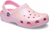 Crocs Classic Glitter Clog Kids Flamingo