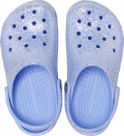 Crocs Classic Glitter Clog Kids Moon Yelly