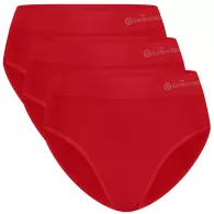 BAMBOO BASIC SEAMLESS FULL BRIEF BELLE 3-pack red