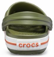 CROCS Crocband Clog Kids Army Green / Burnt Sienna