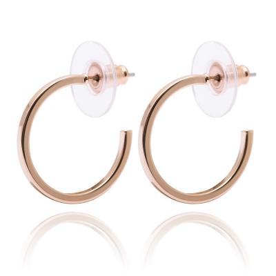 ANNIE ROSEWOOD Core Earrings in Rose gold