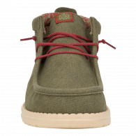 Wally Mid Waxed Canvas  Olive