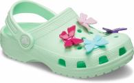 Kids Classic Butterfly Charm Clog Neo Mint