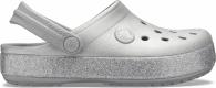  Kids’ Crocband™ Glitter Clog Silver