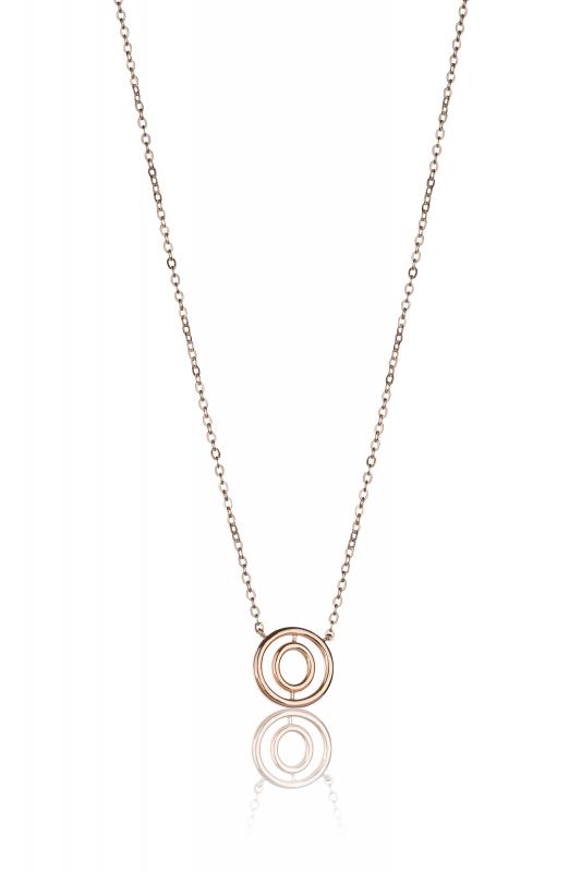 ANNIE ROSEWOOD Necklace Minimal Eternity in Rose Gold