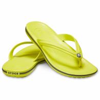 CROCS Crocband Flip Citrus / Slate Grey