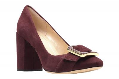 CLARKS Amabel Faye Burg Suede