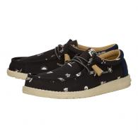 Wally Stars N Skulls Print Black