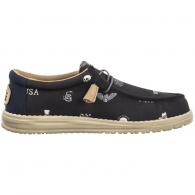 Wally Stars N Skulls Print Black