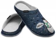 Crocs Classic Graphic Slipper Navy