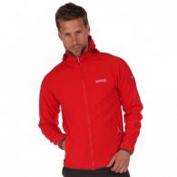 REGATTA Moška pohodniška softshell jakna s kapuco red