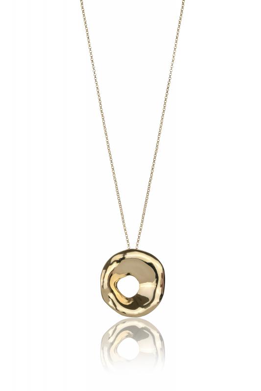 ANNIE ROSEWOOD Necklace Doughnut in Gold