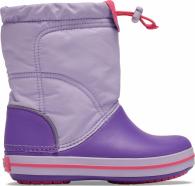 Kids Crocband LodgePoint Boot  Lavender / Neon Purple