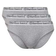 BAMBOO BASIC Briefs YARA 3-pack LIGHT GREY MELANGE