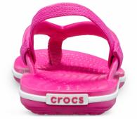 Kids’ Crocband™ Strap Flip Candy Pink