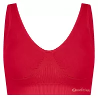 BAMBOO BASIC SEAMLESSPADDED BRA FLEUR RED