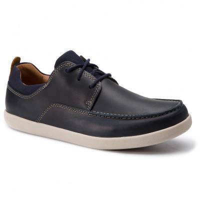 CLARKS Un Lisbon Lace Navy Combi