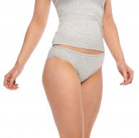 BAMBOO BASIC TAILLE SLIP JULIA 3-pack LIGHT GREY MELANGE